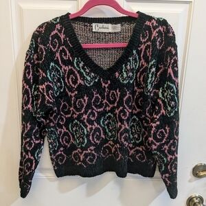 Vintage Carducci Patterned Sweater